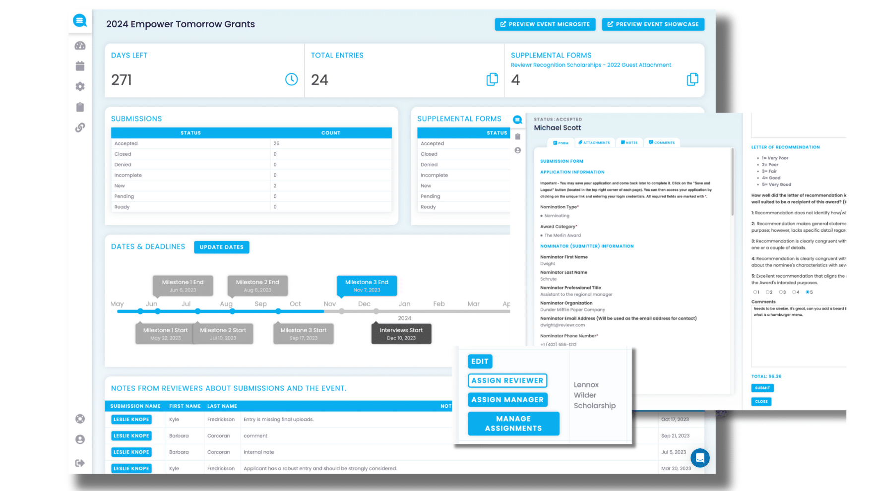 Reviewrdashboard